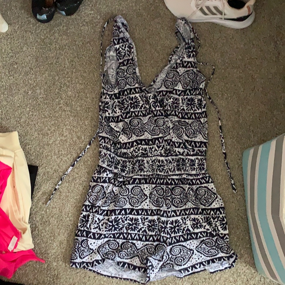 Tribal pattern romper